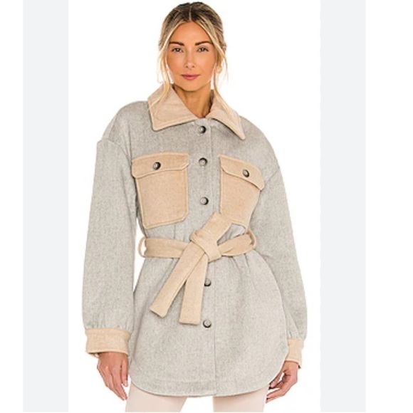 LINE & DOT Harrison Wool Belted Jacket XS - Picture 5 of 14